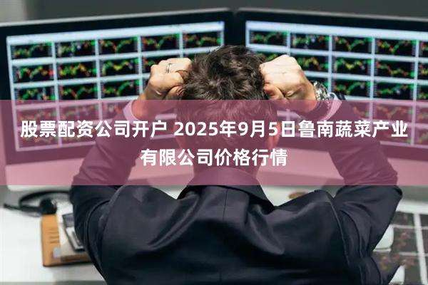股票配资公司开户 2025年9月5日鲁南蔬菜产业有限公司价格行情